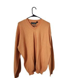 VTG Tundra Canada Sweater V Neck Coogi Style Long Sleeve Mens Size Large‎